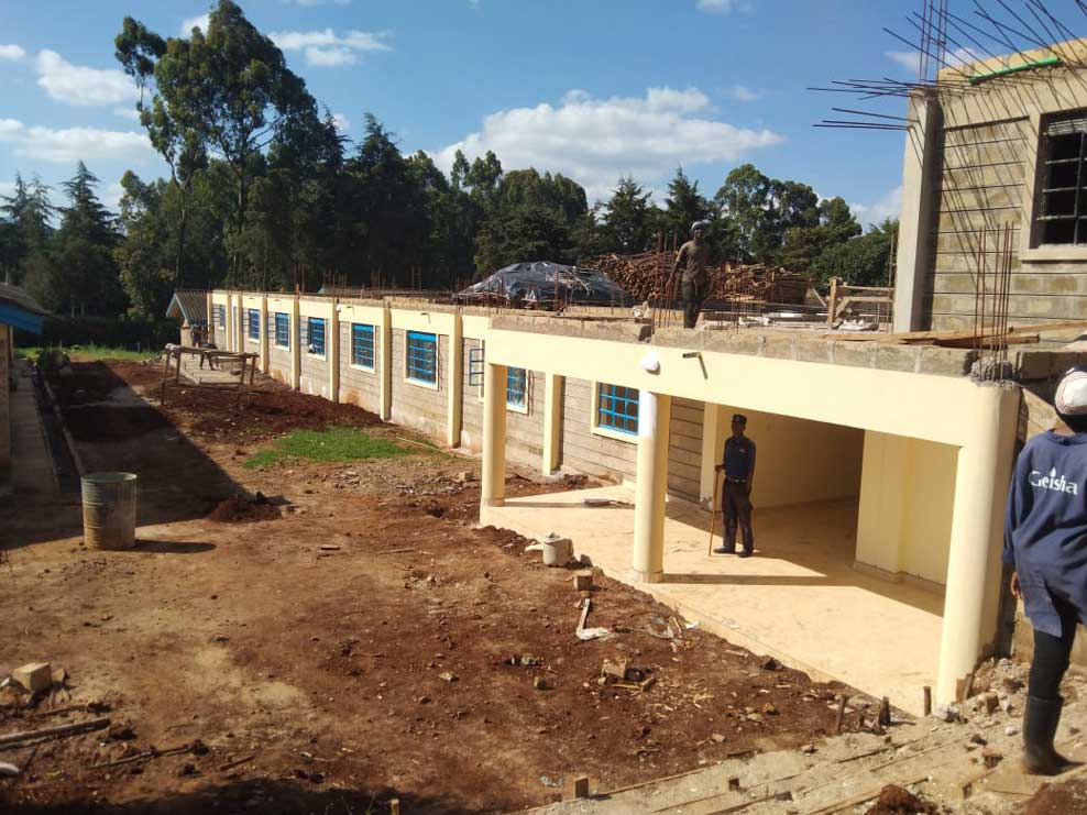 Meru Teachers Hostel progress