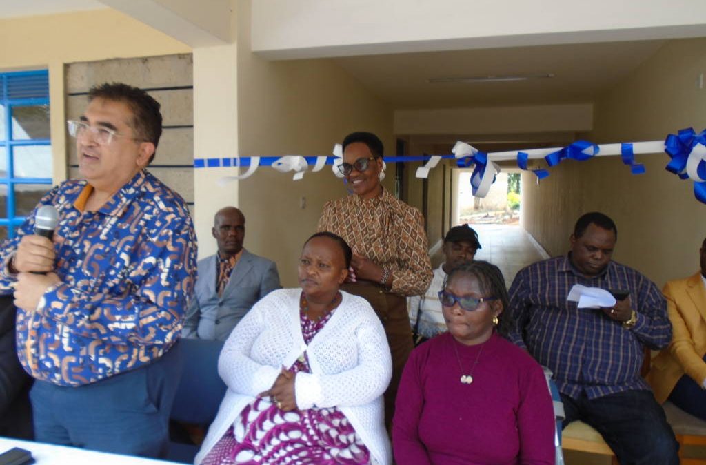 Chief guest during the commissioning of the new ladies hostel