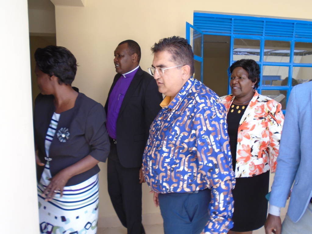Chief guest during the commissioning of the new ladies hostel