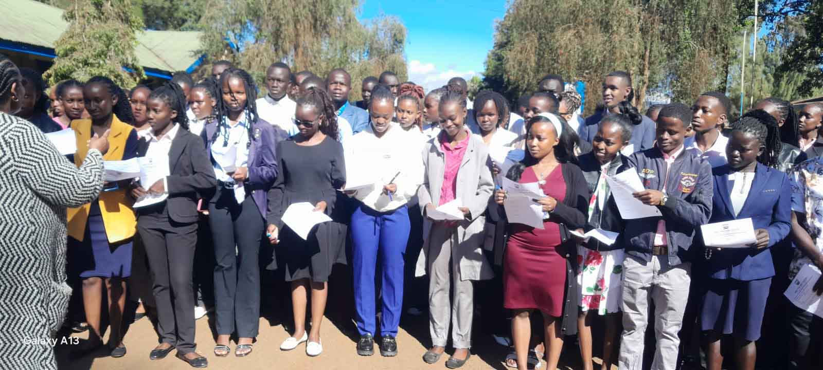 Students receive guidance ahead of the Microteaching Observation Exercise