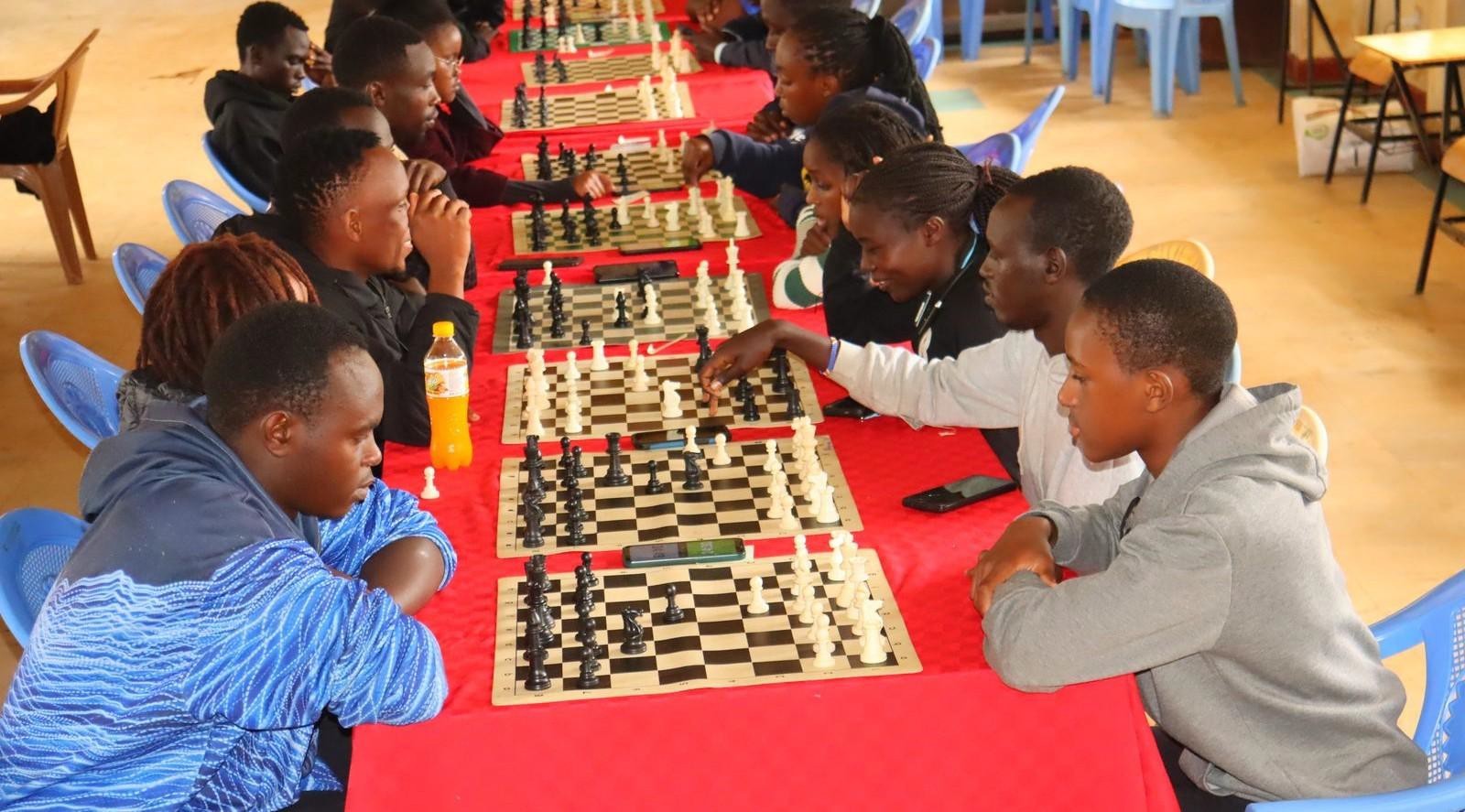 Chess playing at Meru University